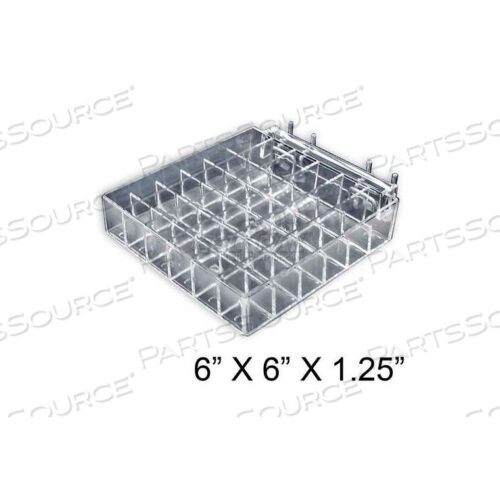 OEM#: 22555136-СЕКЦИОННЫЙ ЛОТОК ДЛЯ ПОМАДЫ ДЛЯ ПЕРФОРАЦИОННОЙ ДОСКА/РЕШЕТКИ, 6 X 1,25, АКРИЛОВЫЙ - КОЛ-ВО В УПАКОВКЕ 2 от Azar International