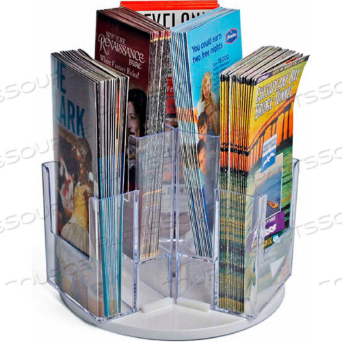 OEM#: 252806ВРАЩАЮЩАЯСЯ БРОШЮРА HLR С 6 КАРМАНАМИ, 4 Ш X 7 В, CLR, 1-PACK от Azar International