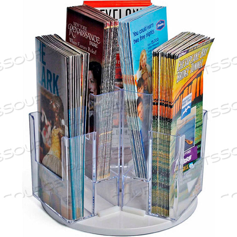 OEM#: 252806ВРАЩАЮЩАЯСЯ БРОШЮРА HLR С 6 КАРМАНАМИ, 4 Ш X 7 В, CLR, 1-PACK от Azar International