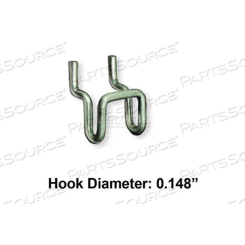 OEM#: 700020МЕТАЛЛИЧЕСКИЙ U-ОБРАЗНЫЙ КРЮК ДЛЯ ПЕРФОРНОЙ ДОСКА/РЕШЕТЧАТОЙ СТЕНЫ, ОТДЕЛКА ИЗ ОЦИНКОВАННОГО МЕТАЛЛА - КОЛ-ВО 20 от Azar International