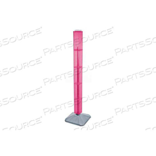 OEM#: 700225-PNK48 ВРАЩАЮЩИЙСЯ НАПОЛЬНЫЙ ДИСПЛЕЙ PEGBOARD, 4-СТОРОННИЙ, РОЗОВЫЙ ПРОЗРАЧНЫЙ, 1 ШТ. от Azar International