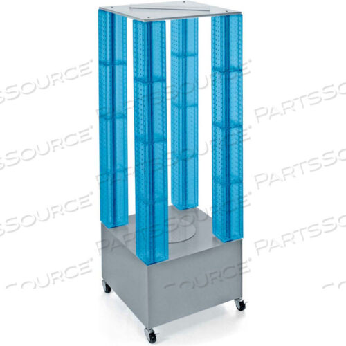 OEM#: 700228-BLUMULTI-TOWER PEGBOARD НАПОЛЬНЫЙ ДИСПЛЕЙ, 20 Ш X 64 В X 20 Г, BL, 1 ШТ от Azar International