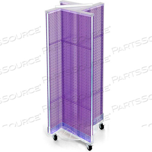 OEM#: 700443-PURPINWHEEL PEGBOARD DISPLAY W/WHEEL BASE, 13.5W X 44H, PL, 1 PC by Azar International