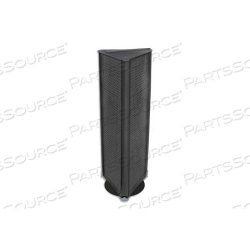 OEM#: 700450-BLKТРЕХСТОРОННИЙ ВРАЩАЮЩИЙСЯ НАПОЛЬНЫЙ ДИСПЛЕЙ ИЗ ПЕРФОНАЖНОЙ ДОСКА, 16 X 60, ЧЕРНЫЙ ОДНОЦВЕТНЫЙ от Azar International