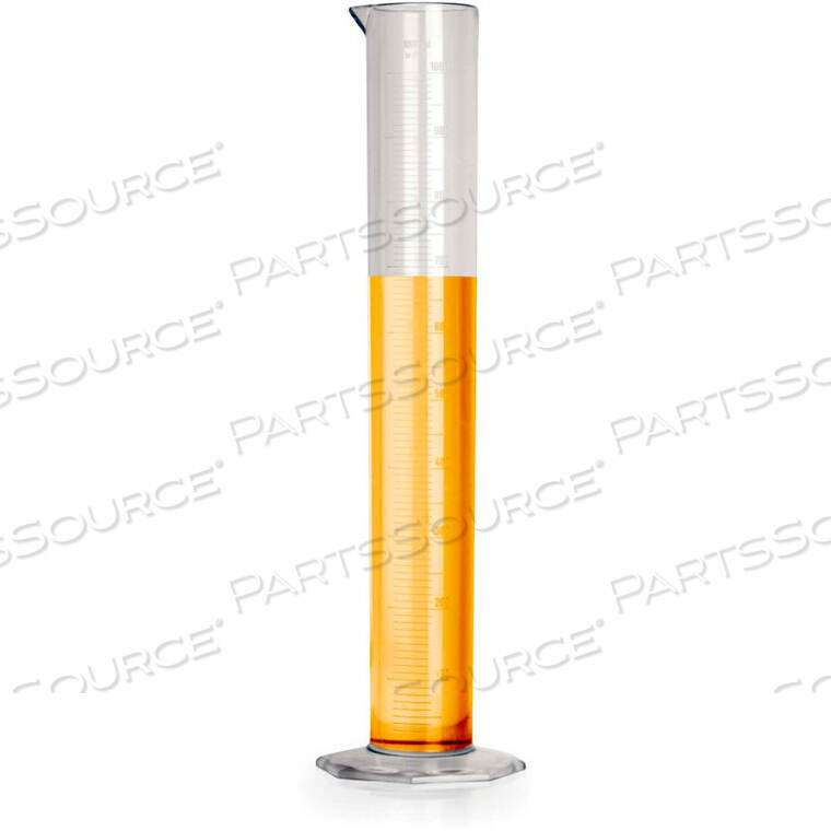 OEM#: 286960000TPX МЕРНЫЙ ЦИЛИНДР, ОБЪЕМ 1000 МЛ, ГРАДУИРОВКА 10 МЛ, ПРОЗРАЧНЫЙ, 1 шт. от Bel-Art Products