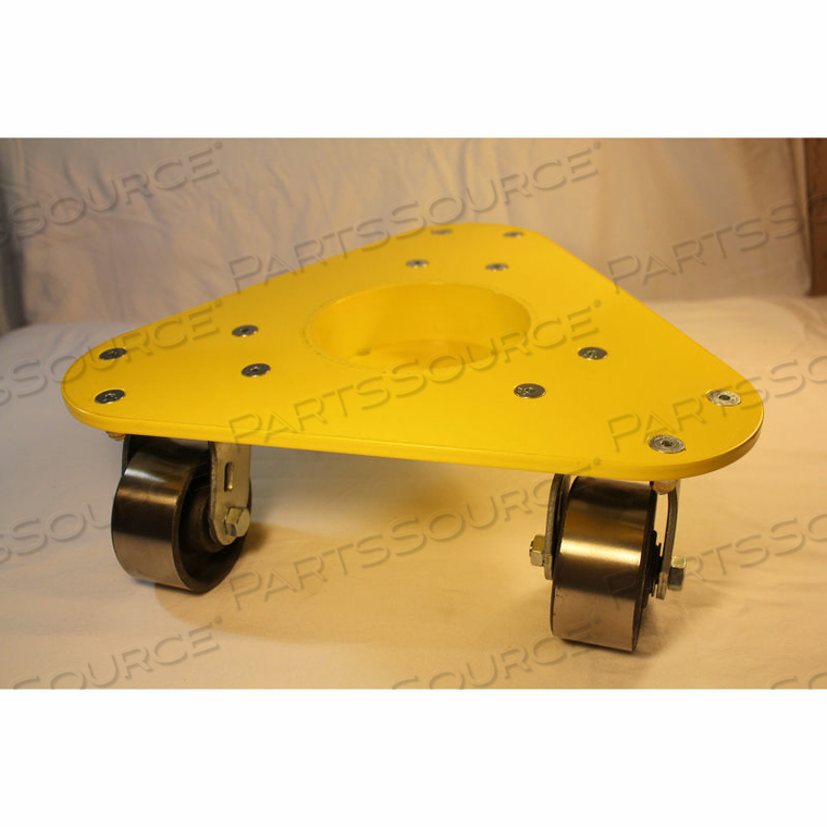 OEM#: 4200 DOLLY/CISTEEL TRIANGULAR CUP DOLLY 4200 - ЧУГУННЫЕ КОЛЕСА - ГРУЗОПОДЪЕМНОСТЬ 1500 ФУНТОВ от Bond Casters & Wheels