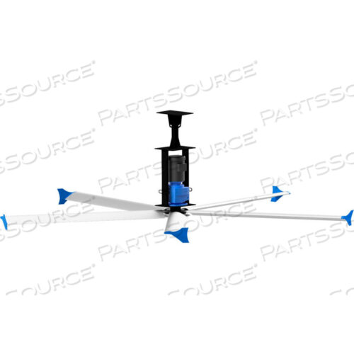 ВЕНТИЛЯТОР HAWK V HVLS - ДИАМЕТР 20 ФУТОВ - 1 Л.С. - 230 В - 3 ФАЗЫ С МОНТАЖНЫМ ОБОРУДОВАНИЕМ
