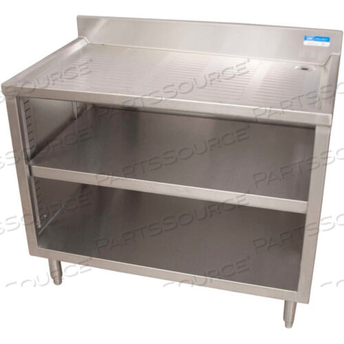 СТЕКЛО ИЗ НЕРЖАВЕЮЩЕЙ СТАЛИ С РЕГУЛИРУЕМОЙ ПОЛКОЙ ПОД БАРОМ 30 X 21