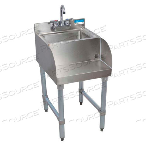 БЛЕНДЕРНАЯ СТАНЦИЯ ИЗ НЕРЖАВЕЮЩЕЙ СТАЛИ С ВЫДВИЖНОЙ РАКОВИНОЙ, 14X10X6D