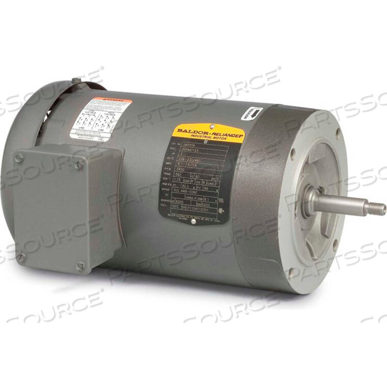 OEM#: JM3458MOTOR, .33HP, 1725RPM, 3PH, 60HZ, 56J, 3413M, TEFC, F1 от BALDOR