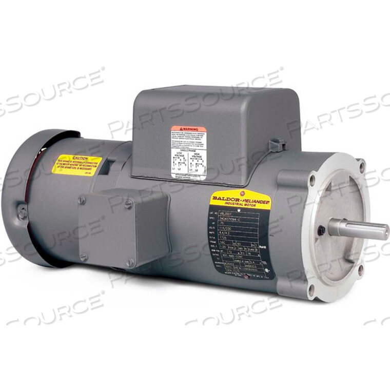 OEM#: VBL3507MOTOR, .75HP, 1725RPM, 1PH, 60HZ, 56C, 3428LC, TEFC, F от BALDOR