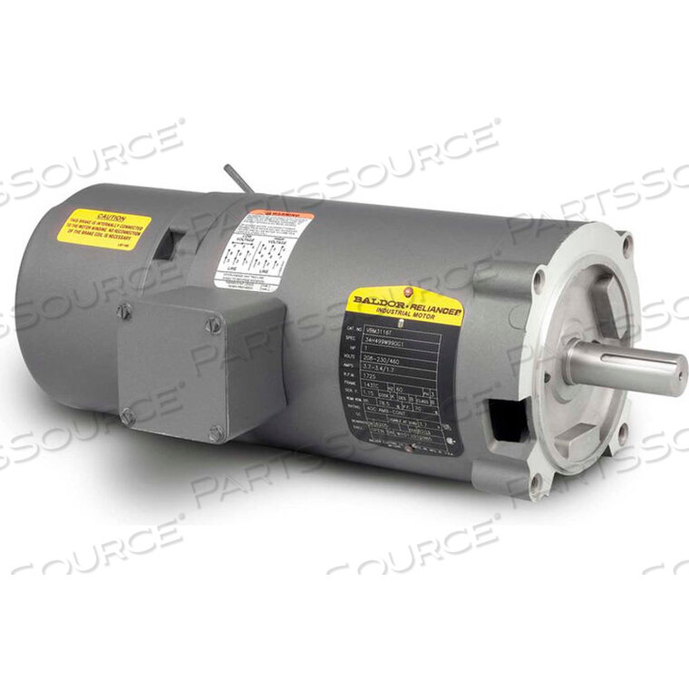 OEM#: VBM3108MOTOR, .5HP, 1725RPM, 3PH, 60HZ, 56C, 3416M, ОТКРЫТЫЙ, F1 от BALDOR