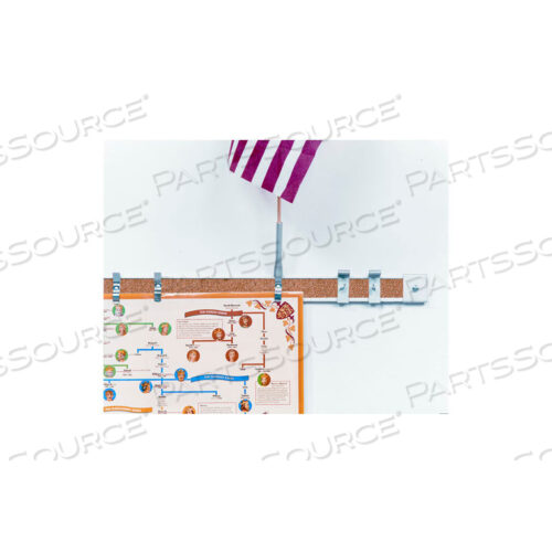 АКСЕССУАР ДЛЯ КАРТЫ - КЛИПСА С 2 КРЮКАМИ И ДЕРЖАТЕЛЕМ ФЛАГА