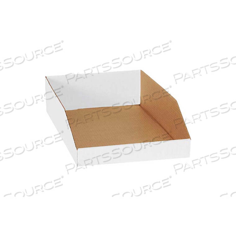 OEM#: BSBINEB181212 X 18 X 4-1/2 ОТКРЫТЫЙ ВЕРХ БЕЛЫЙ ГОФРОКАРТОННЫЙ ЯЩИК от The Packaging Wholesalers