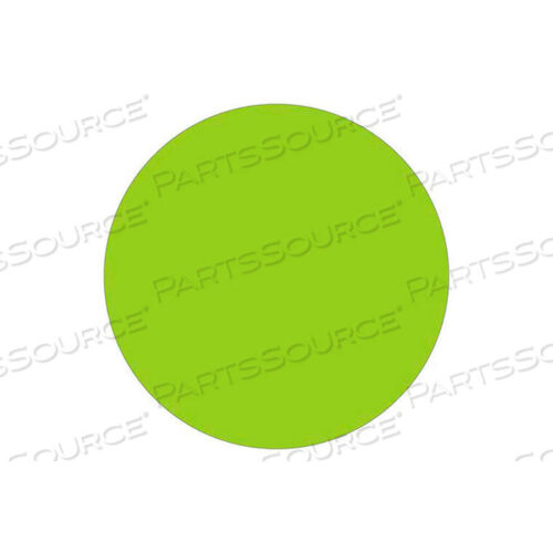 OEM#: DL1388FG3/4 КРУГА СЪЕМНЫЕ ЭТИКЕТКИ ФЛУОРЕСЦЕНТНЫЕ ЗЕЛЕНЫЕ 500 В РУЛОНЕ от Box Packaging Inc