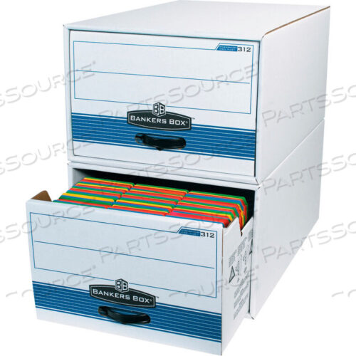 OEM#: FSB720STOR/DRAWER STEEL PLUS ЯЩИК ДЛЯ ХРАНЕНИЯ ФАЙЛОВ 24 X 15 X 10 БЕЛЫЙ/СИНИЙ ЦЕНА ЗА КАЖДУЮ от Box Packaging Inc