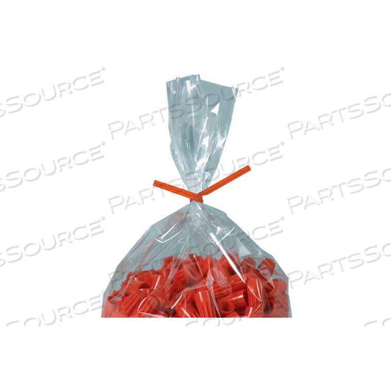 OEM#: PBT10OPAPER WIST TIES 10 X 5/32 ORANGE 2000 PACK от Box Packaging Inc