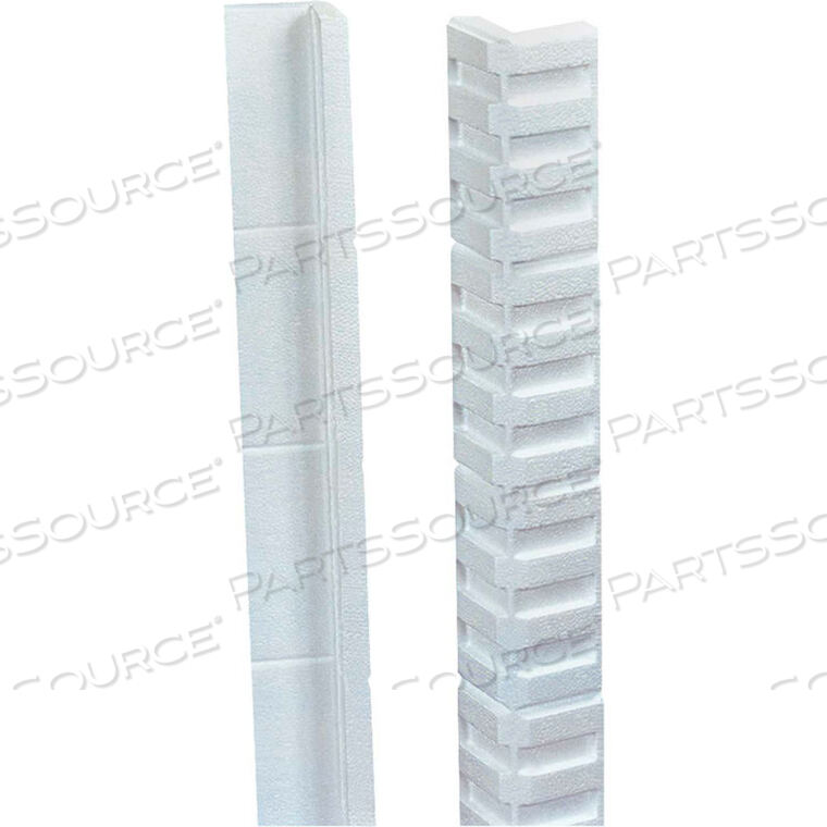 OEM#: PF205ПЕНОПЛАСТИКОВЫЕ ЗАЩИТНЫЕ УГЛОВЫЕ НАКЛАДКИ 24 X 3 X 3 БЕЛЫЕ, 150/КОРОБКА от Box Packaging Inc