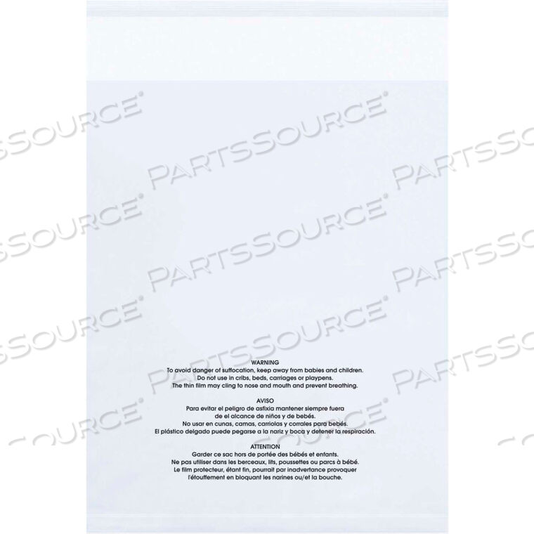 OEM#: PMV091215ПАКЕТЫ ПОЛИЭТИЛЕНОВЫЕ С ПРЕДУПРЕЖДЕНИЕМ О ОПАСНОСТИ УДУШЕНИЯ, С ВЕНТИЛЯЦИОННЫМИ ОТВЕРСТИЯМИ, 9 Ш X 12 Л, 1,5 МИЛ, ПРОЗРАЧНЫЕ - УПАКОВКА 1000 ШТ. от Box Packaging Inc