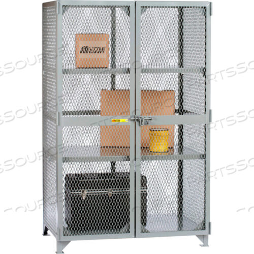 OEM#: SL3-2448WELDED VENTILATED STORAGE LOCKER W/3 SHELVES, 49WX27DX78H, GRAY, ASSEMBLED by Little Giant