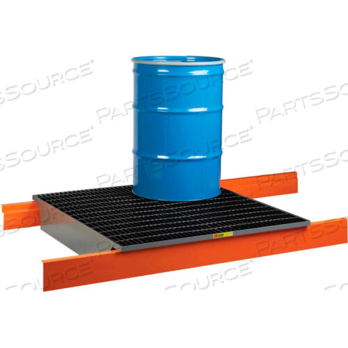 OEM#: SS-RD-5149-48RACK DECKING W/SPILL CONTROL SUMP - 51X49X7.5, FITS 48 DEEP PALLET RACKS by Little Giant