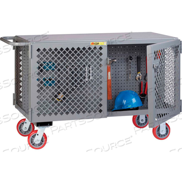 OEM#: ST-2448-6PY-PB2-SIDED МОБИЛЬНАЯ ТЕЛЕЖКА ДЛЯ ОБСЛУЖИВАНИЯ - ПАНЕЛЬ PEGBOARD, ГРУЗОПОДЪЕМНОСТЬ 3600 ФУНТОВ от Little Giant
