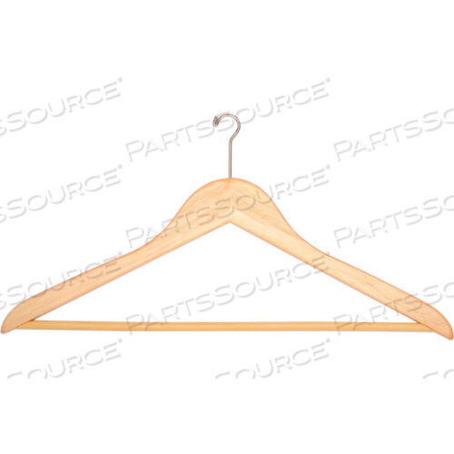 18 ПЛОСКАЯ ДЕРЕВЯННАЯ ВЕШАЛКА ДЛЯ МУЖСКОГО КОСТЮМА, МИНИ-КРЮЧОК, 100 ШТ./КОРОБКА