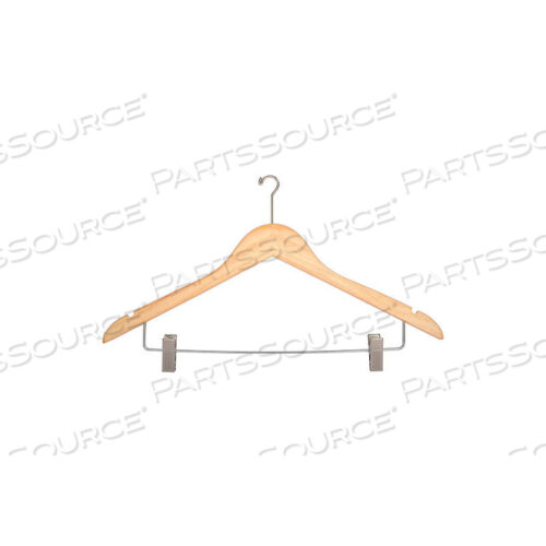 18 ДЕРЕВЯННАЯ ВЕШАЛКА ДЛЯ ЖЕНСКОГО КОСТЮМА/ЮБКИ, МИНИ-КРЮЧОК, 100 ШТ./КОРОБКА