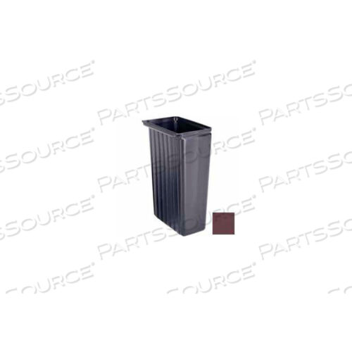 Мусорный контейнер для автобусной тележки, 11 галлонов, для сервисной тележки, темно-коричневый, NSF