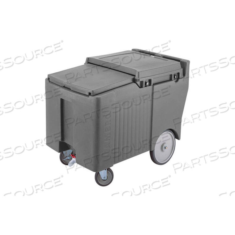 OEM#: ICS125LB191ICE CADDY, GRANITE GRAY, 125 LBS. CAP., 4 SWIVEL, 1 WITH BRAKE by Cambro
