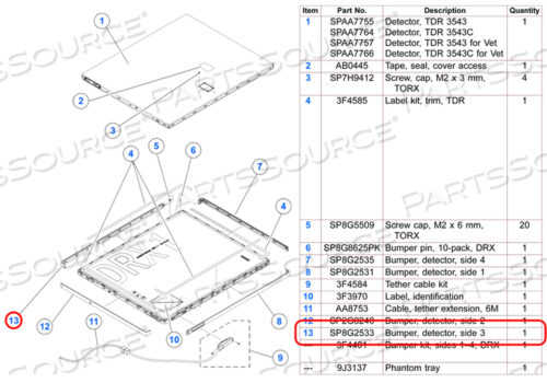 DETECTOR SIDE BUMPER 3