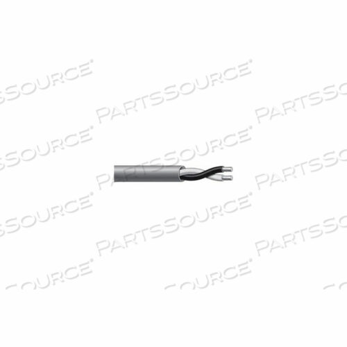 14AWG 2C МНОГОЖИЛЬНЫЙ КАБЕЛЬ УПРАВЛЕНИЯ ПЛЕНУМ (CMP) КАТУШКА 1000 ФУТОВ БЕЛЫЙ