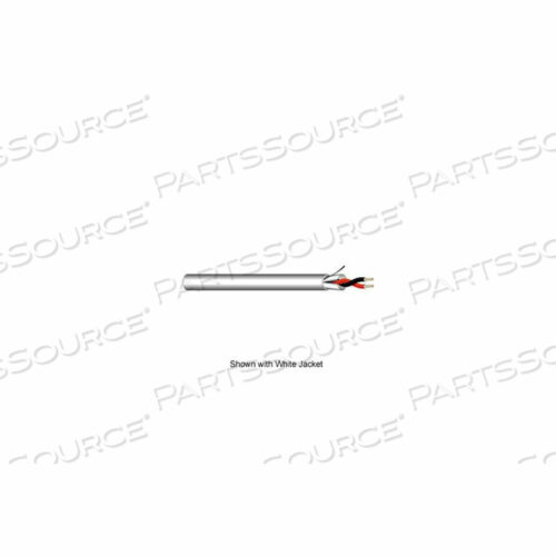 18AWG 2C МНОГОЖИЛЬНЫЙ ЭКРАНИРОВАННЫЙ КАБЕЛЬ УПРАВЛЕНИЯ ПЛЕНУМ (CMP) 1000 ФУТОВ. КОРОБКА ЖЕЛТАЯ