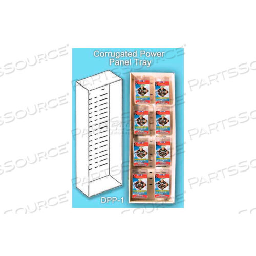 OEM#: DPP-1ГОФРИРОВАННЫЙ ПОДДОН ДЛЯ ПАНЕЛИ ПИТАНИЯ, 41 л x 14 ш x 7 дн. от Clip Strip Corp.