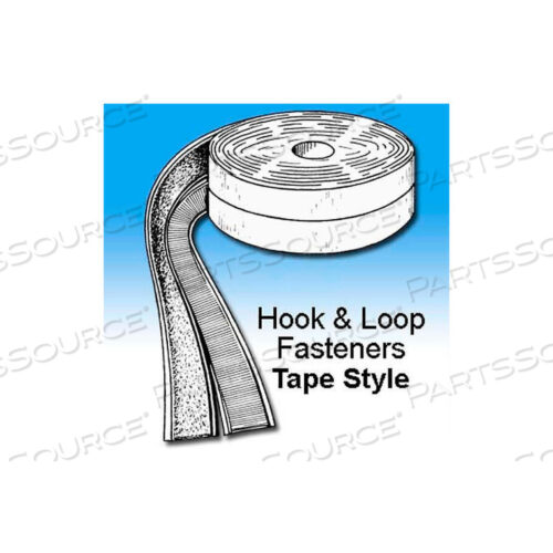 OEM#: ETL-25BКРЮЧОК И ПЕТЛЯ, 1 ЛЕНТА, ЧЕРНАЯ, 1 ПЕТЛЯ от Clip Strip Corp.