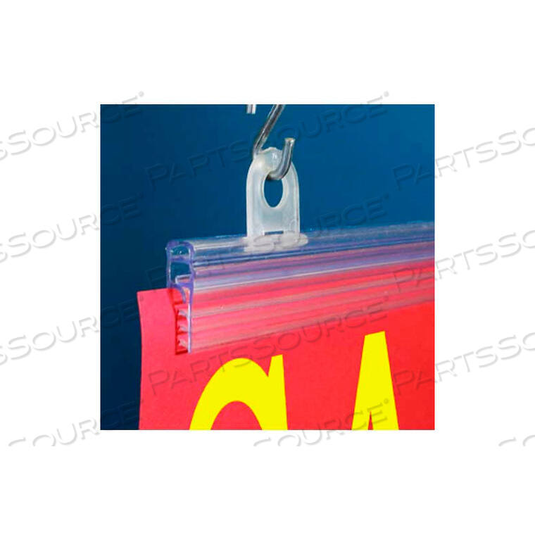 OEM#: GAL-702БАННЕРНАЯ ВЕШАЛКА GALACTIC GRIP-TITE, 36 Л, ПРОЗРАЧНАЯ от Clip Strip Corp.