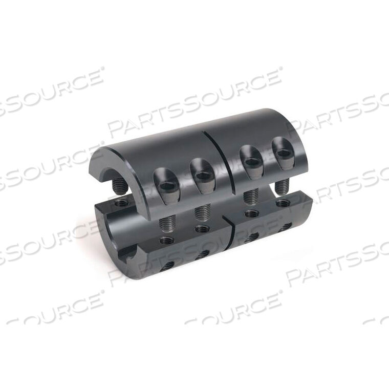 OEM#: 2MISCC-25-25-KWМЕТРИЧЕСКИЕ ДВУХКОМПОНЕНТНЫЕ СТАНДАРТНЫЕ ЗАЖИМНЫЕ МУФТЫ СО ШПОНОЧНЫМ ПАЗОМ, 25 ММ, ЧЕРНАЯ ОКСИДА СТАЛЬ от Climax Metal Products