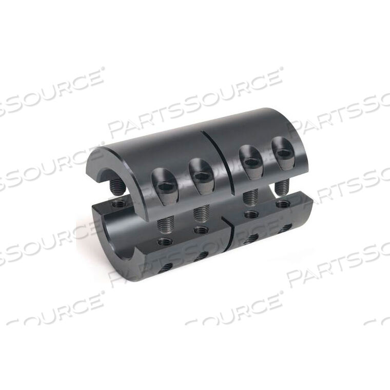 OEM#: 2MISCC-40-40METRIC TWO-PIECE INDUSTRY STANDARD CLAMPING COUPLINGS, 40MM, BLACK OXIDE STEEL by Climax Metal Products