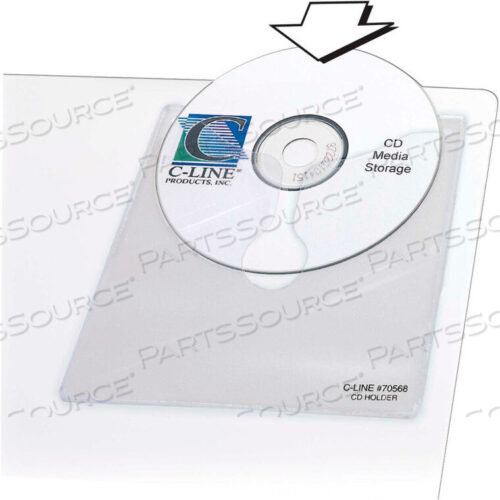 OEM#: 70568-BXСАМОКЛЕЯЩИЙСЯ ДЕРЖАТЕЛЬ ДЛЯ CD, 5-1/3 X 5-2/3, 10 ДЕРЖАТЕЛЕЙ/УПАКОВКА, 5 УПАКОВОК/НАБОР от C-Line