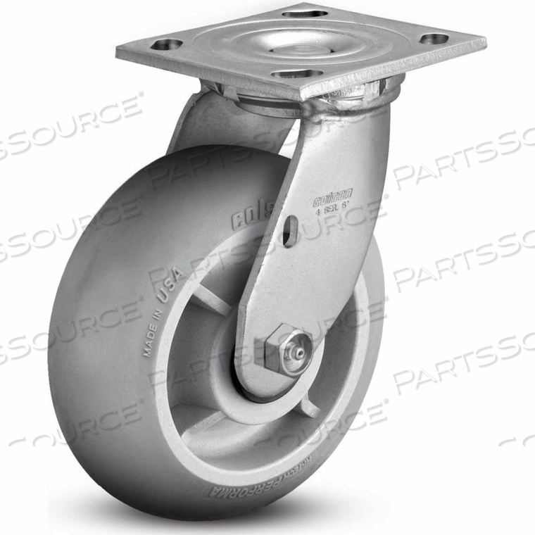 OEM#: 4.08199.5594 СЕРИЯ ПОВОРОТНАЯ ПЛАСТИНА РОЛИКОВАЯ - РЕЗИНА НА ПОЛИОЛЕФИНЕ 8 ДИАМЕТР 600 ФУНТ НАГРУЗКА от Colson