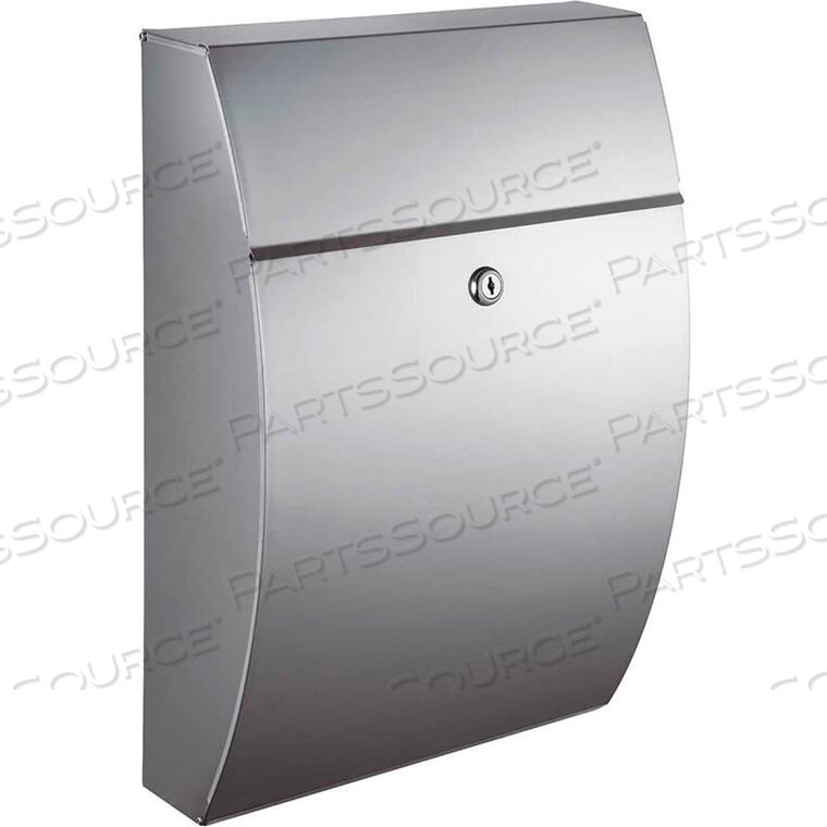 OEM#: WF-0906AWINFIELD SERIES GLACIAL НАСТЕННЫЙ ЗАПИРАЮЩИЙСЯ ПОЧТОВЫЙ ЯЩИК ИЗ НЕРЖАВЕЮЩЕЙ СТАЛИ от Qualarc