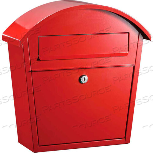 OEM#: WF-PM16-RDWINFIELD SERIES RIDGELINE WALL MOUNT LOCKING MAILBOX RED от Qualarc
