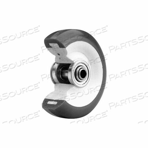 КОЛЕСО ПОЛИУРЕТАНОВОЕ ДИАМЕТРОМ 5, НАГРУЗКА 1000 ФУНТОВ.