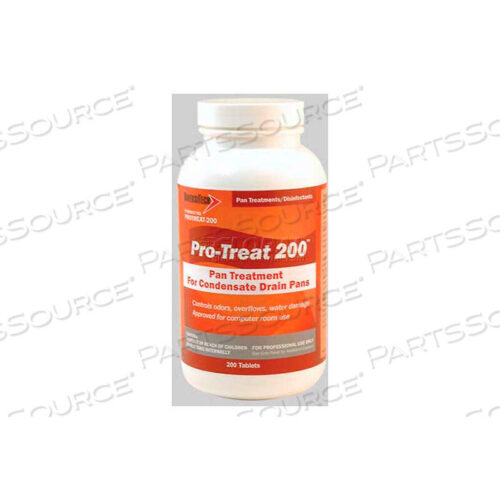 OEM#: PROTREAT-200Таблетки для обработки дренажного поддона PRO-TREAT, банка из 100 таблеток от DiversiTech