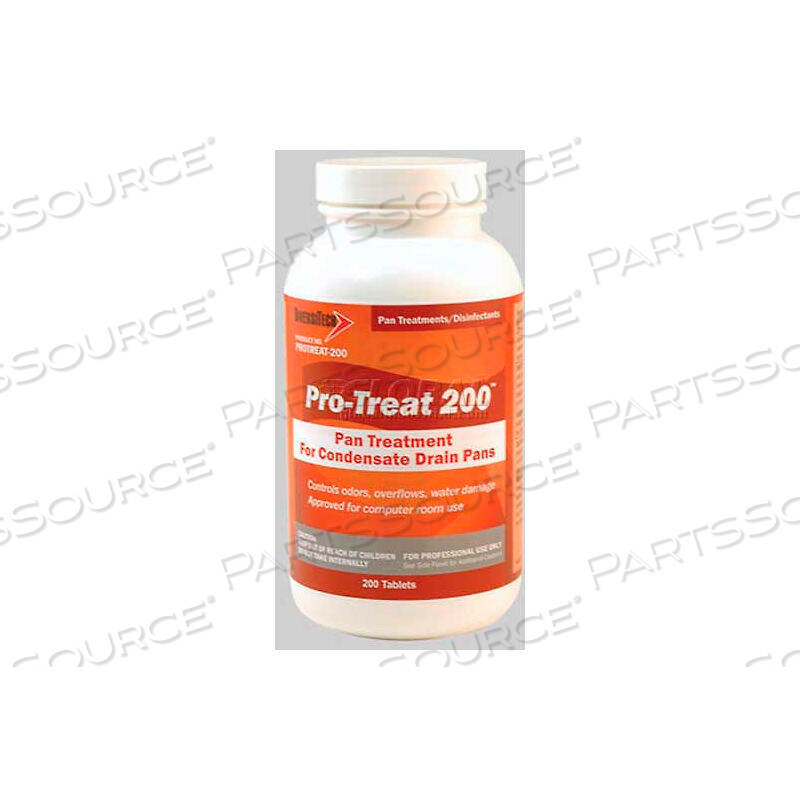 OEM#: PROTREAT-200Таблетки для обработки дренажного поддона PRO-TREAT, банка из 100 таблеток от DiversiTech
