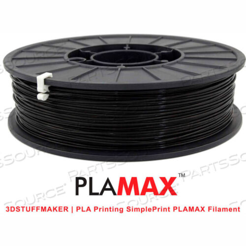 OEM#: PLA175-MAX-BLACKPLA 3D ПРИНТЕР НИТЬ PLA MAX, 1,75 ММ, 0,75 КГ, ЧЕРНАЯ от 3D Stuffmaker