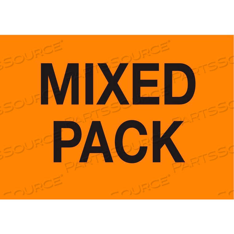 OEM#: DL17512 X 3 MIXED PACK - ФЛУОРЕСЦЕНТНЫЙ ОРАНЖЕВЫЙ / ЧЕРНЫЙ от Decker Tape Products