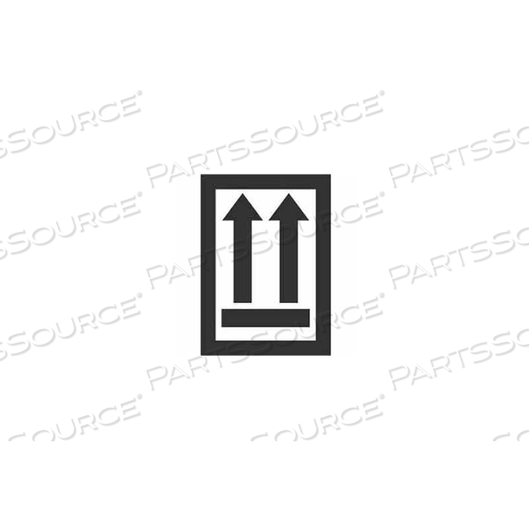 OEM#: DL2000ARROWS/UP BLACK 3 X 4-1/2 - WHITE / BLACK от Decker Tape Products