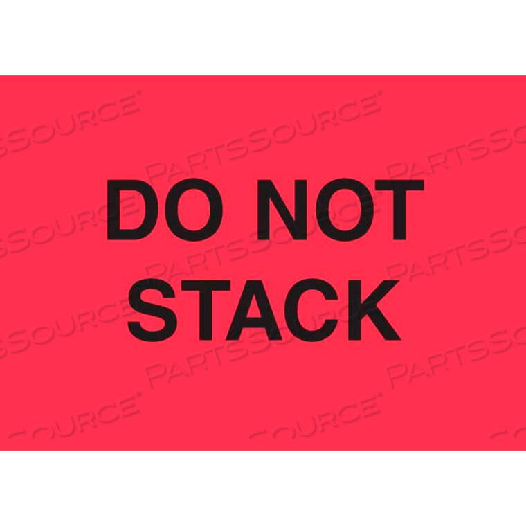 OEM#: DL2344НЕ СКЛАДЫВАТЬ 2 X 3 - ФЛУОРЕСЦЕНТНЫЙ КРАСНЫЙ / ЧЕРНЫЙ от Decker Tape Products