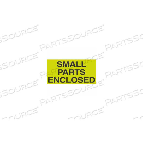 OEM#: DL2561SMALL PARTS ENCLOSED 3 X 5 - FLUORESCENT GREEN / BLACK by Decker Tape Products